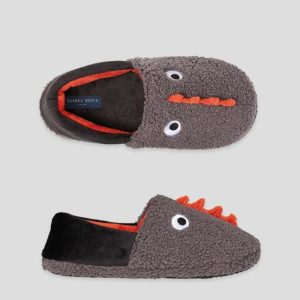 Pantufa Sherpa Menino [ Dinossauro ]