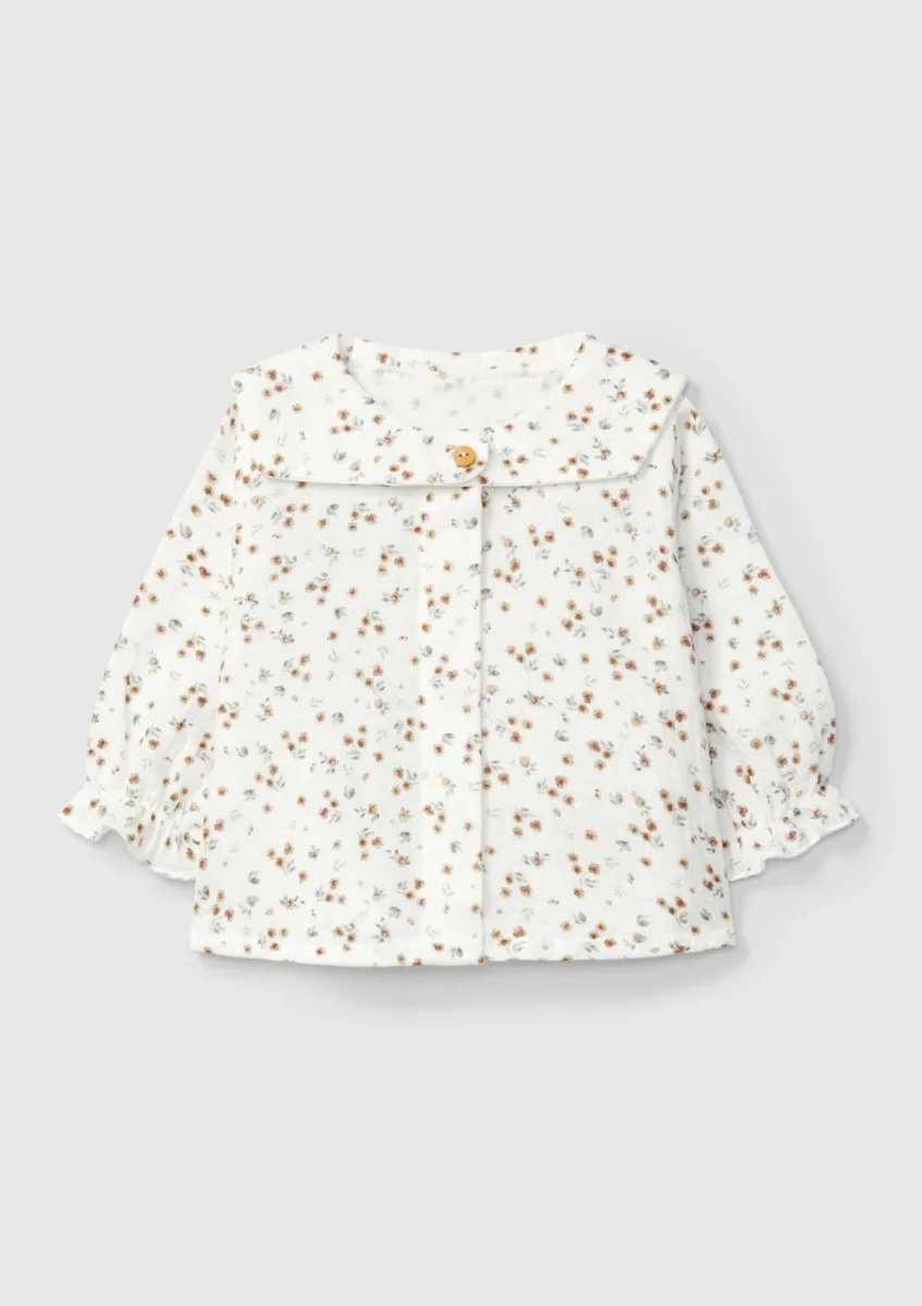Blusa em musseline estampado floral - SNUG - Image 2