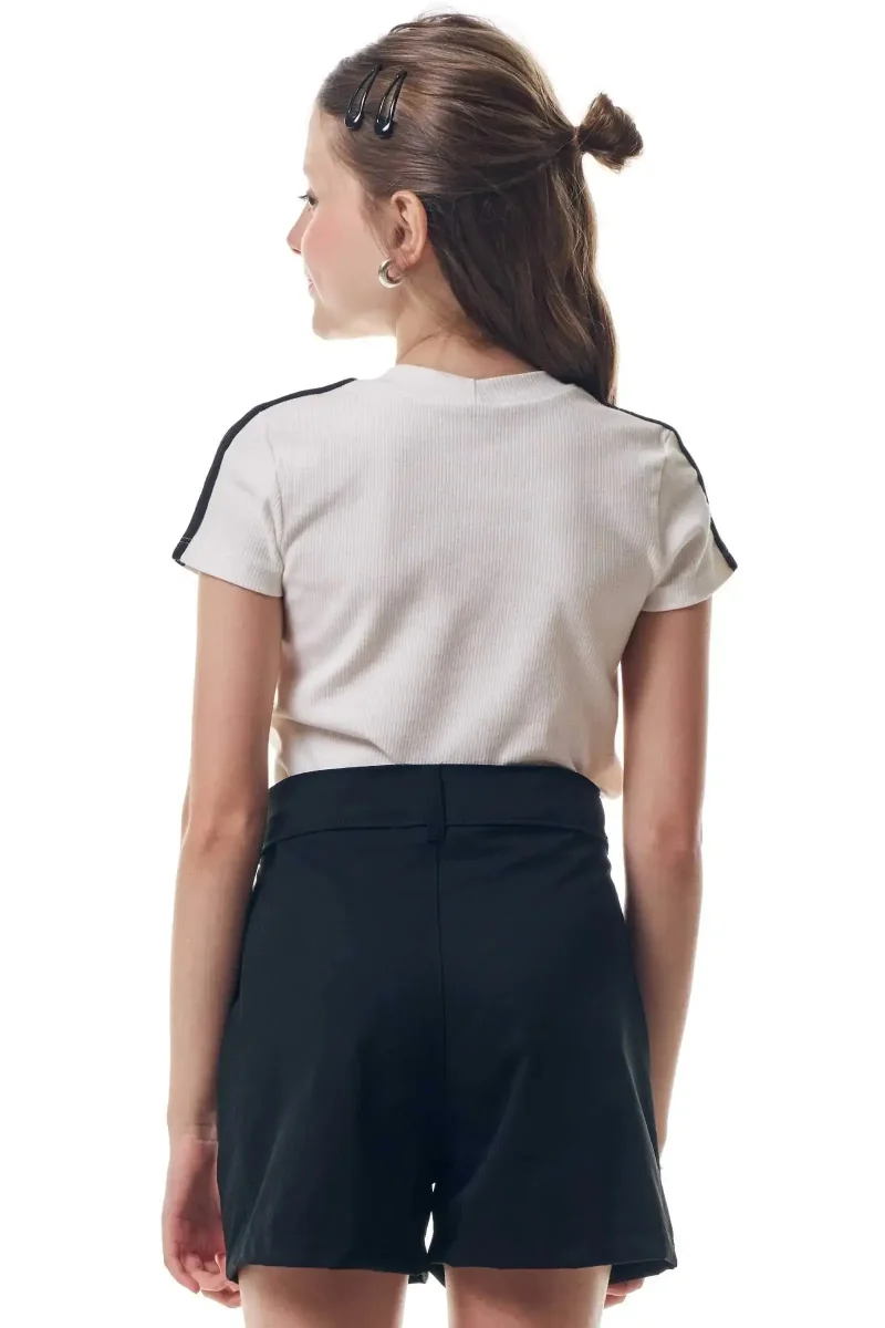 Blusa em Canelado Liz 95193 Vic&Vicky Teen Menina - Image 4