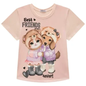 Blusa em Meia Malha 92641 Infanti Infantil Menina
