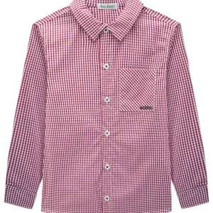 Camisa em Tricoline Xadrez 92039 LucBoo Infantil Menino