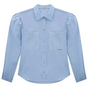 Camisa Over em Tricoline com Elastano 89690 Vic&Vicky Teen Menina