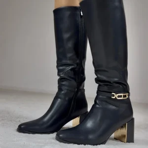 Botas de cano alto pretas
