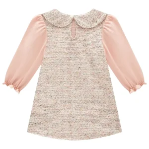 Vestido em Malha Tweed 93162 Infanti Bebê Menina